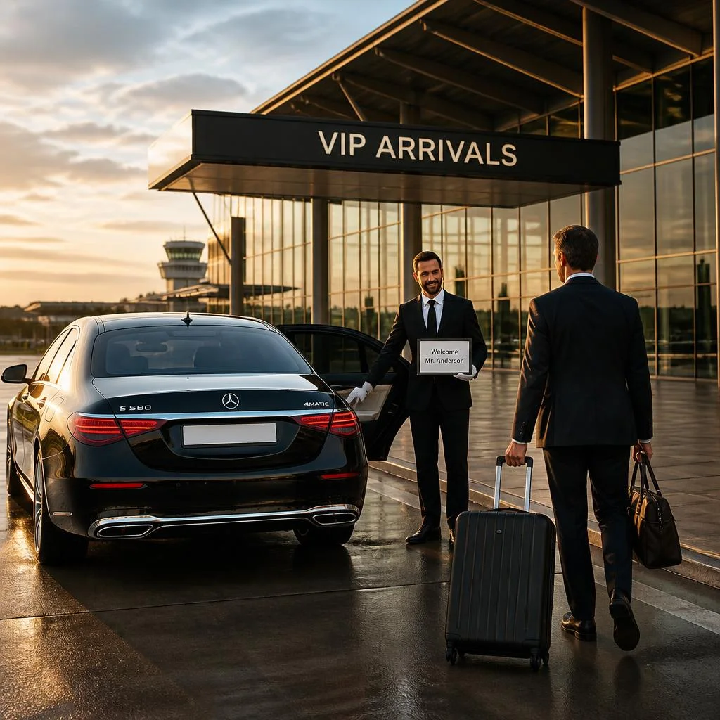VIP airport arrival Edinburgh Luxury Travel