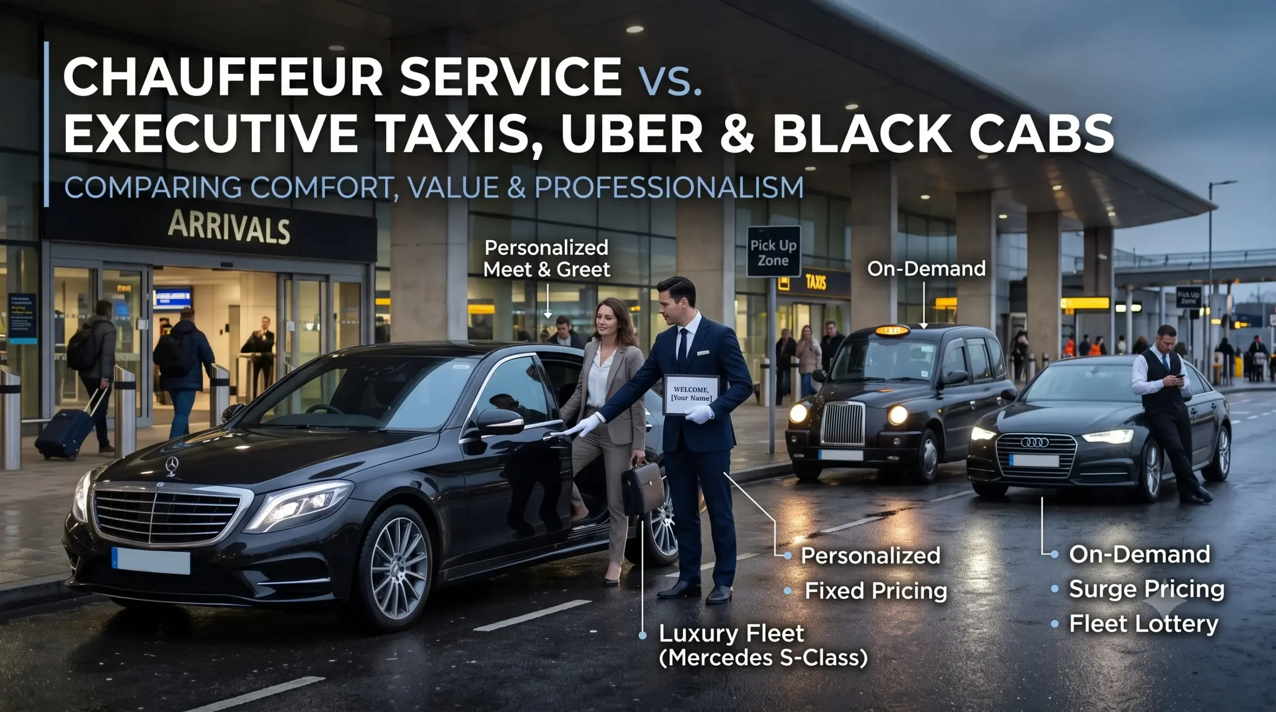 The Great Debate - Chauffeur Service vs. Executive Taxi