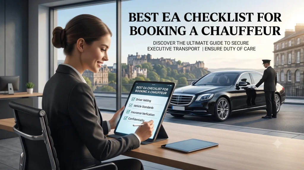 Best Executive Assistant Checklist for Booking a Chauffeur