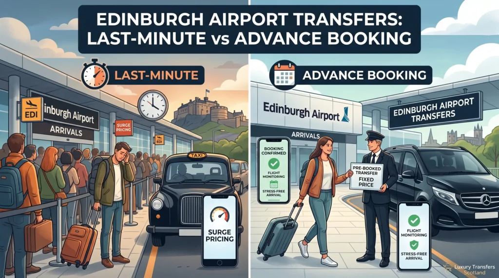 Last-Minute Vs Advance Booking: Secure Edinburgh Airport Transfers