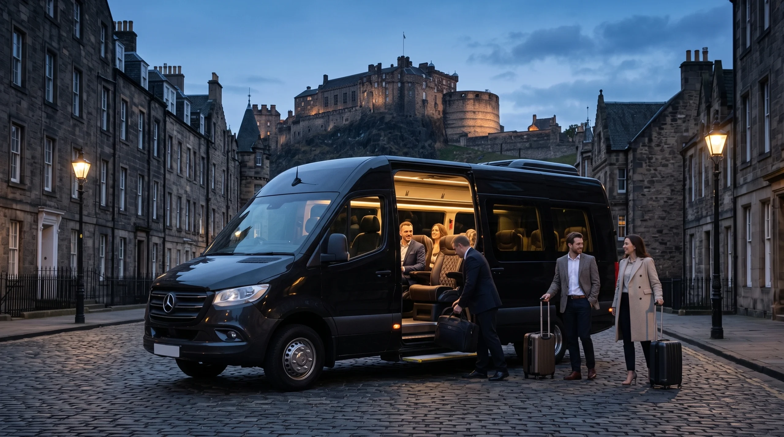 Luxury Minibus Hire Edinburgh - Group Transport Services