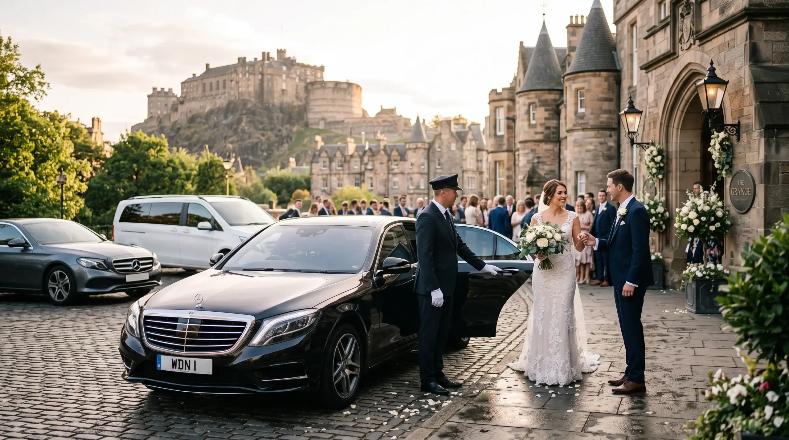 Wedding Car Hire in Edinburgh - Luxury Chauffeur Service