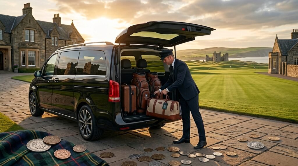Chauffeur-driven luxury Mercedes